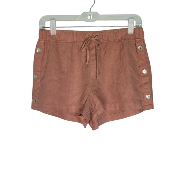 Cloth & Stone elastic waist Pink Shorts with Relaxed Fit - Picture 1 of 7